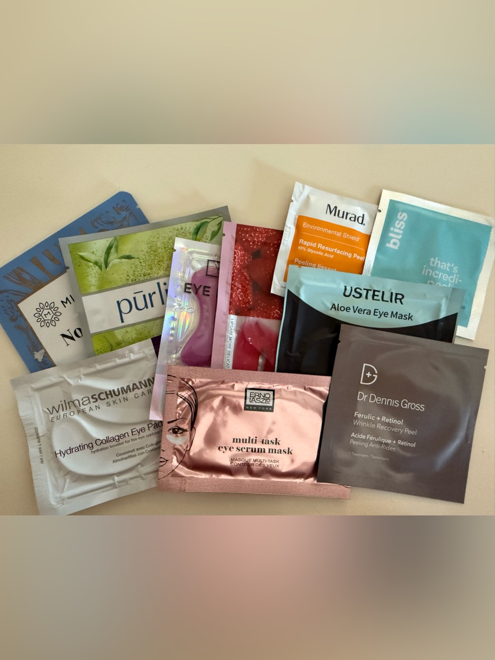 Assorted Women's Eye & Face Mask 10 Pack - Various Brands